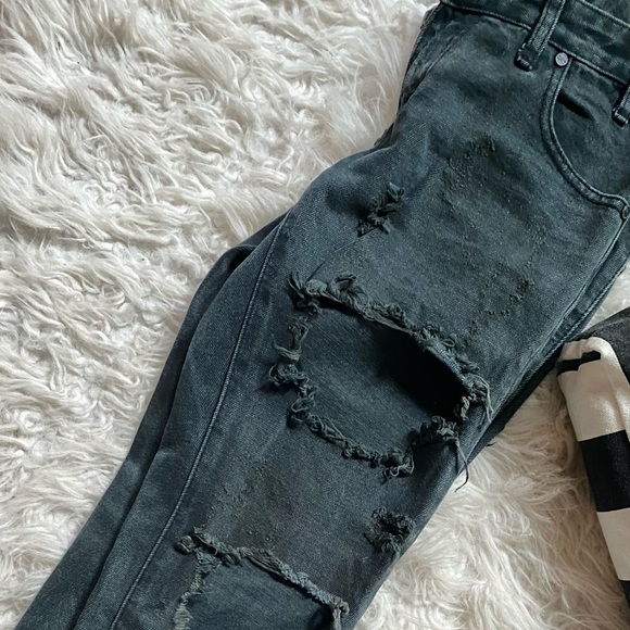 One Teaspoon | Zipper Cuff Black Freebirds - Picture 4 of 6